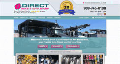 Desktop Screenshot of directtruckandautorepair.com